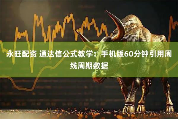 永旺配资 通达信公式教学：手机版60分钟引用周线周期数据